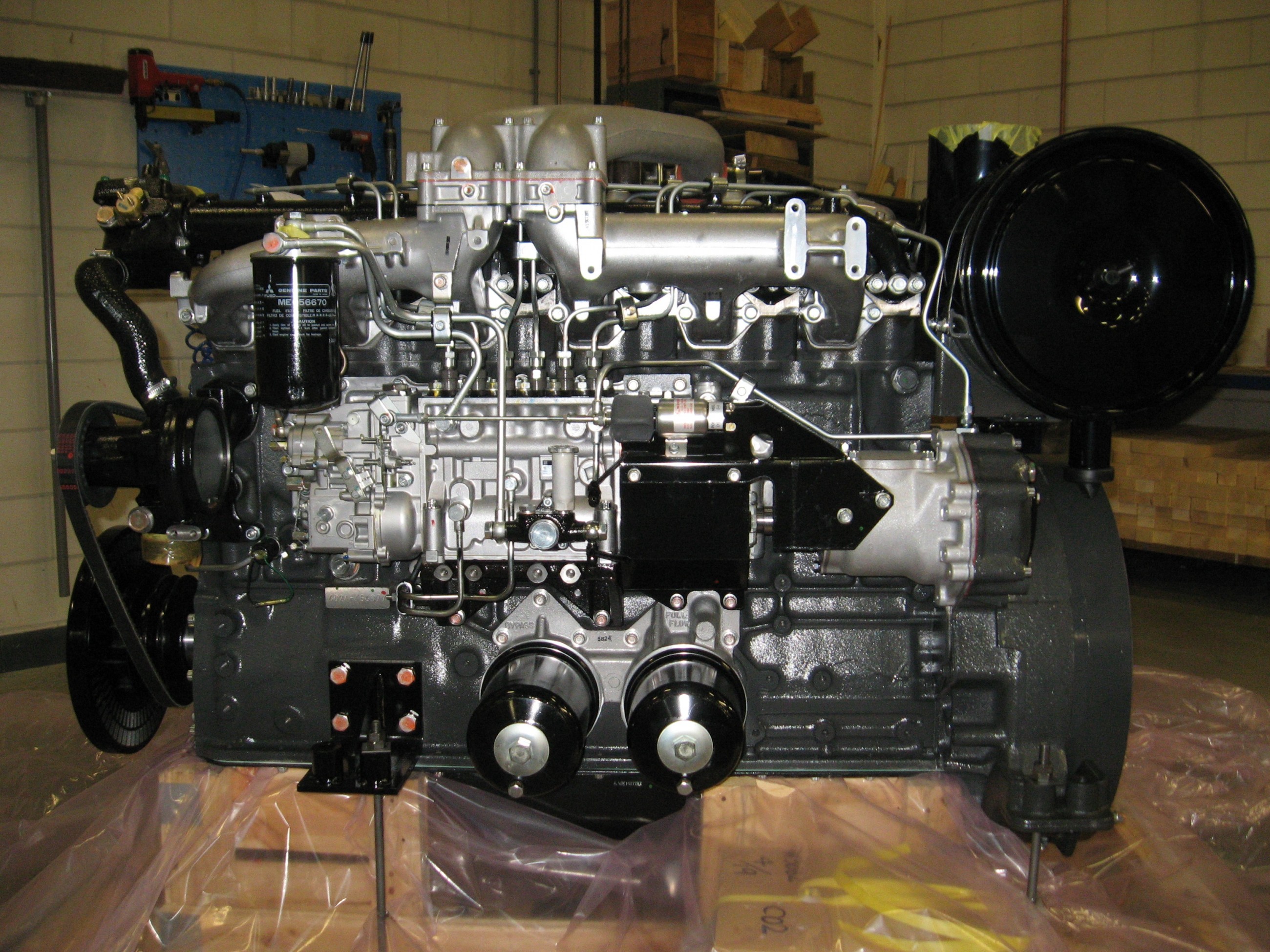 Дизельный двигатель 6D24TC